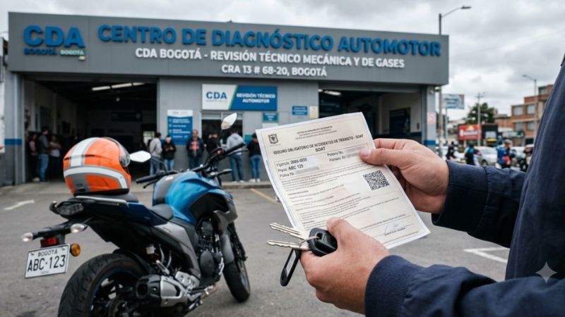 Precio del SOAT moto Bogotá 2026 por cilindraje