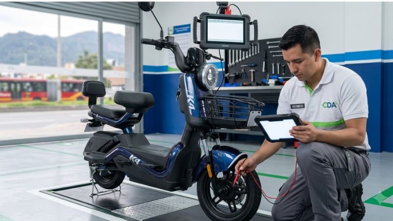 Su moto eléctrica necesita tecnomecánica